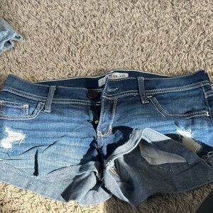 Hollister Blue Denim Shorts